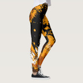 Inktexplosie: Kleurrijke Abstracte spatten Leggings (Rechts)