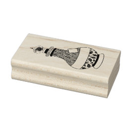 inktflessenstaal rubberstempel