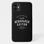 Inktgekleurde Autoriteit - Krantenredacteur Pride Case-Mate iPhone Case (Achterkant)