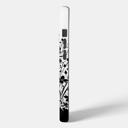 inktgespetterde bloei Case-Mate iPhone case (Achterkant / Links)