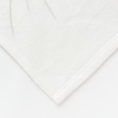 inktgespetterde bloei fleece deken (Hoek)