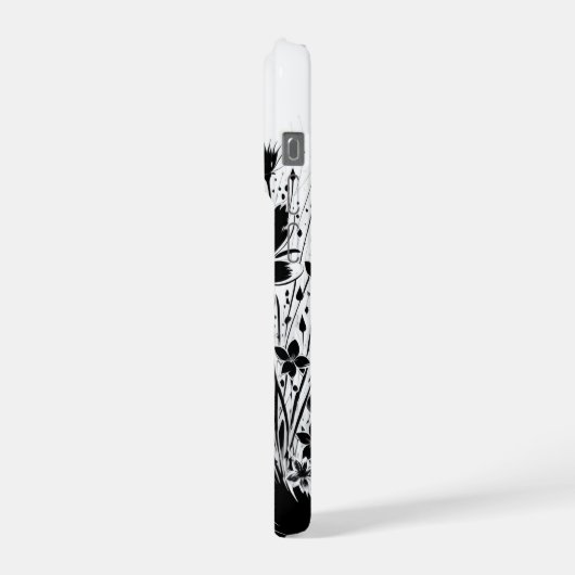 inktgespetterde bloei iPhone hoesje (Linkerkant)