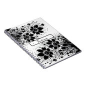 inktgespetterde bloei notitieboek (Rechterzijde)