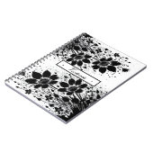 inktgespetterde bloei notitieboek (Linkerzijde)