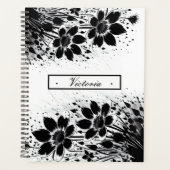 inktgespetterde bloei planner (Voorkant)