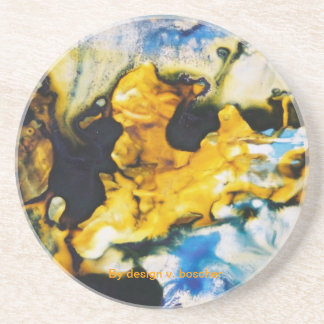 Inktglazen spuiten zandsteen onderzetter