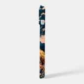 Inktgrafiek Aziatisch Landschap iPhone 15 Case (Linkerkant)