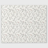 Inktkippen Cadeaupapier (Vlak)