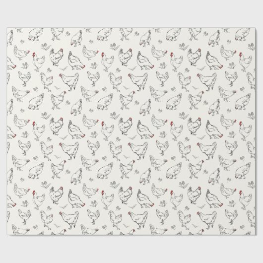 Inktkippen Cadeaupapier (Vlak)