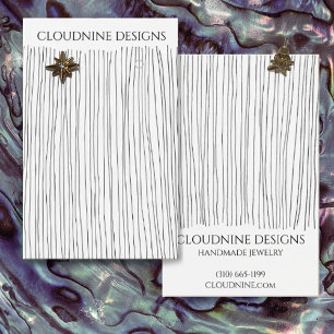 Inktlijnen voor Ketting juwelen-beeldschermkaart Visitekaartje