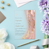 inktmarmer | Confirmation!REMOVE! Acryl Uitnodigingen (Insitu (Huwelijk))