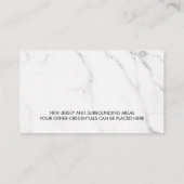 inktmarmer met notarisquillepen en goud visitekaartje (Achterkant)