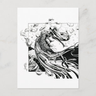 Inktober 2018 Dag 26 - Rek van de Verbeelding Briefkaart