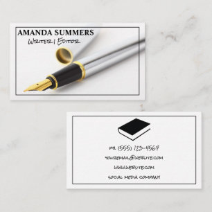 Inktpen   Schrijver   Openbare notaris Visitekaartje
