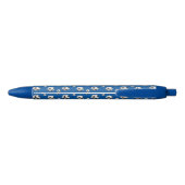Inktpen-voetbal Blauwe Inkt Pen (Achterkant)