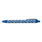 Inktpen-voetbal Blauwe Inkt Pen (Bovenkant)