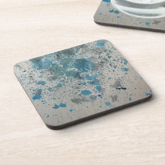 Inktplaten op  papier bier onderzetter (Linkerzijde)