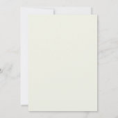 Inktpruim Roze Bloesem Bruiloft Kaart (Achterkant)