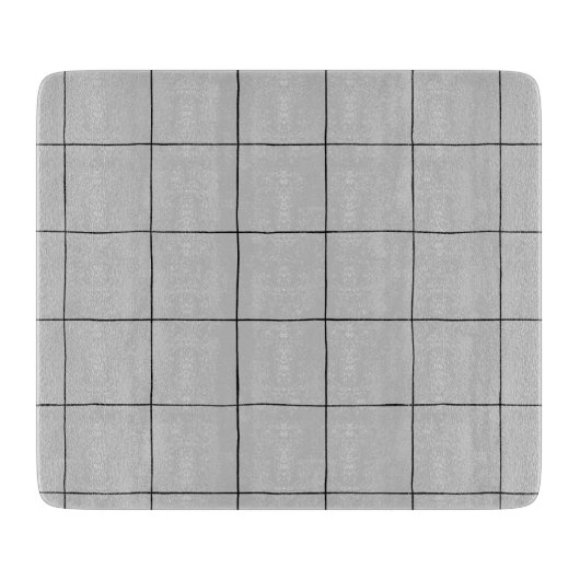 Inktraster - zwarte lijnen - aanpasbaar snijplank (Voorkant)