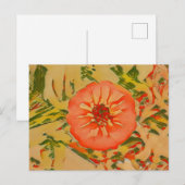 Inktroze ventilator briefkaart (Voorkant / Achterkant)