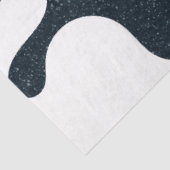 Inktspat op witte tissue wrap – Aanpasbaar Tissuepapier (Detail)