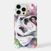 Inktspattend Boxerhond Vreugde  iPhone Hoesje (Achterkant)