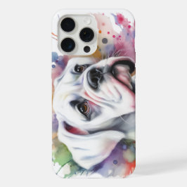 Inktspattend Boxerhond Vreugde  iPhone 15 Pro Max Case