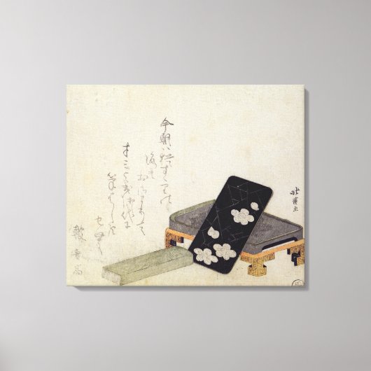 inktsteen canvas afdruk (Voorkant)