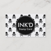 inktstempel (aanpasbare kleur) visitekaartje (Achterkant)