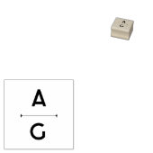 Inktstempel "Lettrus" Rubberstempel (Gestempeld)