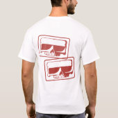 Inktstempel Mannen T-shirt (Achterkant)
