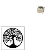 Inktstempel voor de levensstructuur rubberstempel (Gestempeld)