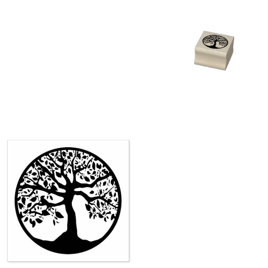 Inktstempel voor de levensstructuur rubberstempel (Gestempeld)