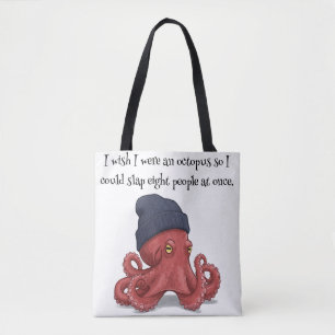 Inktstroom Octopus: kunstzinnig van jou, dagelijks Tote Bag