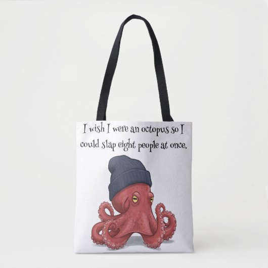 Inktstroom Octopus: kunstzinnig van jou, dagelijks Tote Bag (Voorkant)
