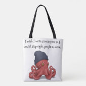 Inktstroom Octopus: kunstzinnig van jou, dagelijks Tote Bag (Achterkant)
