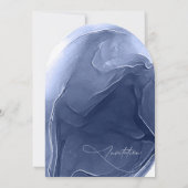 Inktstroom Wedding Blue Arch ID762 Kaart (Achterkant)