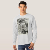 inkttekening van gewone T-shirt (Voorkant volledig)