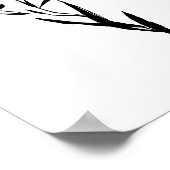 Inktventilator: een minimalistische Florentijn in  Poster (Hoek)