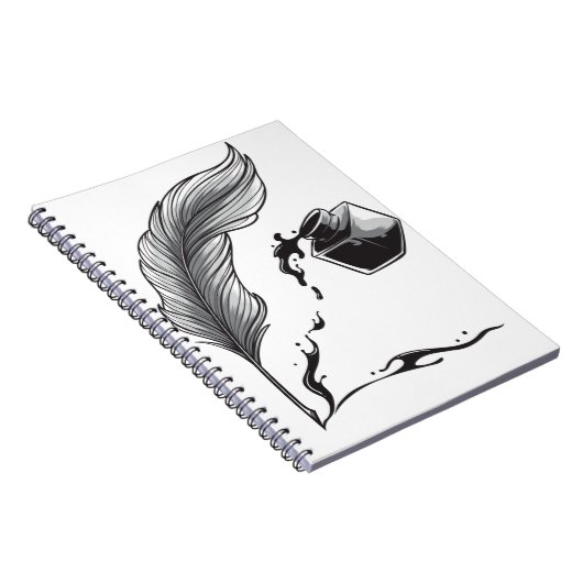 Inktveren pen notitieboek (Rechterzijde)