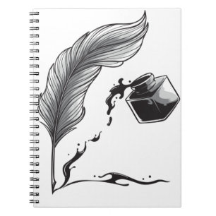 Inktveren pen notitieboek