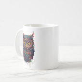 inktveren uil koffiemok (Voorkant links)