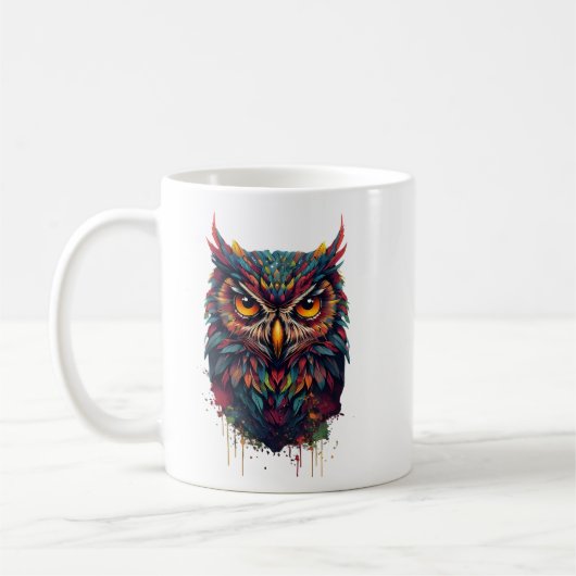 inktveren uil koffiemok (Links)