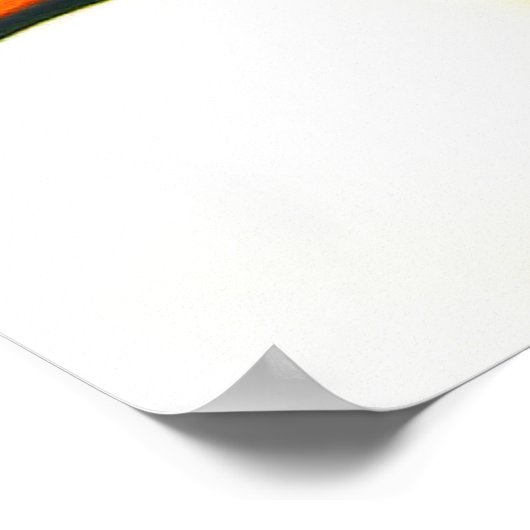 Inktverf exploderen: kleurrijk Abstract Poster (Hoek)