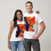 Inktverf exploderen: kleurrijk Abstract T-shirt (Unisex)