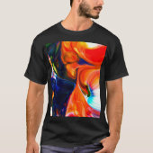 Inktverf exploderen: kleurrijk Abstract T-shirt (Voorkant)