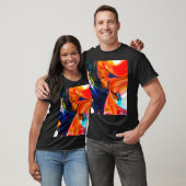 Inktverf exploderen: kleurrijk Abstract T-shirt (Unisex)