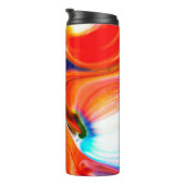 Inktverf exploderen: kleurrijk Abstract Thermosbeker (Geroteerd rechts)
