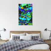 Inktvis Canvas Afdruk (Insitu (Slaapkamer))