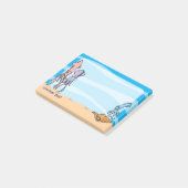 Inktvis Cartoons Post-it® Notes (Schuin)